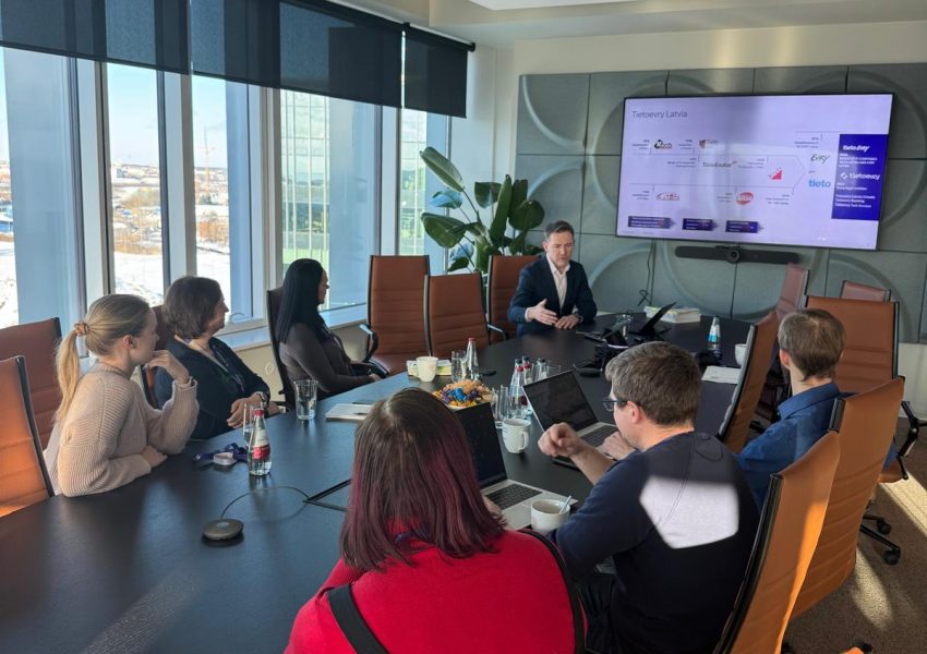 Pieredzes apmaiņas vizīte pie SIA Tietoevery Latvia